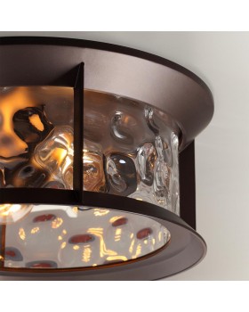 4961/2C NATURE ODL22 565темно-коричневый/стекло Ландшафтный потолочный светильник E27 2*60W IP44 MAVRET-foto6