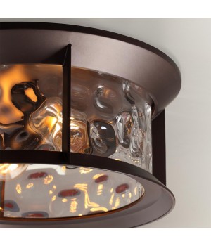 4961/2C NATURE ODL22 565темно-коричневый/стекло Ландшафтный потолочный светильник E27 2*60W IP44 MAVRET-foto6