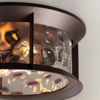 4961/2C NATURE ODL22 565темно-коричневый/стекло Ландшафтный потолочный светильник E27 2*60W IP44 MAVRET-foto6