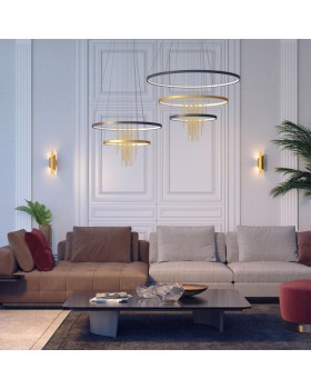 3901/99L L-VISION ODL20 215 золотистый/стекло/металл Подвесной светильник LED 4000K 113W 220V MONICA-foto11