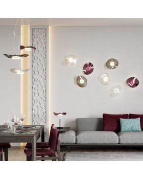 4856/5WL L-VISION ODL_EX21 97 никель/белый/стекло Настенный светильник LED 1*5W 3500K FLUENT-foto3