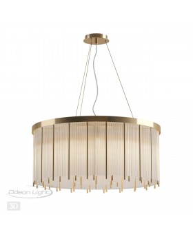 4788/10 HALL ODL21 454 золото/металл/стекло Люстра E14 10*40W YORK-foto5