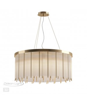 4788/10 HALL ODL21 454 золото/металл/стекло Люстра E14 10*40W YORK-foto5