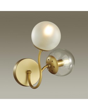 4555/2W MODERNI LN21 079 матовое золото Бра E14 2*40W 220V CANDICE-foto3