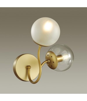 4555/2W MODERNI LN21 079 матовое золото Бра E14 2*40W 220V CANDICE-foto3