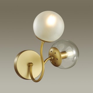 4555/2W MODERNI LN21 079 матовое золото Бра E14 2*40W 220V CANDICE-foto3