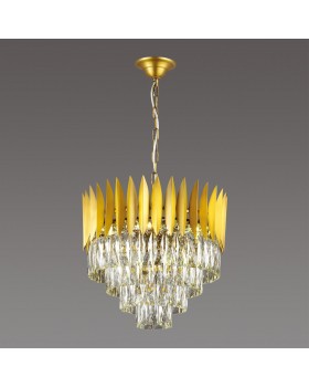 4124/12 HALL ODL19 435 золото/хрусталь Люстра E14 12*40W VALETTA-foto4
