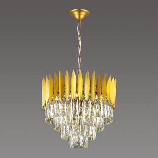4124/12 HALL ODL19 435 золото/хрусталь Люстра E14 12*40W VALETTA-foto4
