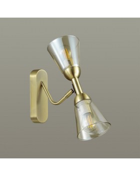 4428/2W COMFI LN20 150 античная латунь, стекло Бра E14 2*40W 220V GINGER-foto3