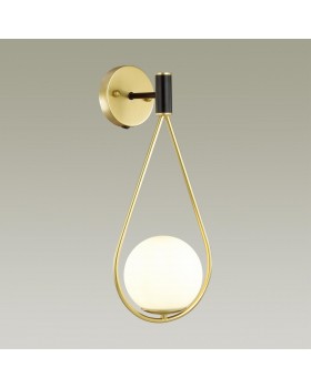 4810/1W PENDANT ODL21 351 золтой/черный/белый Бра с выкл. E14 1*40W FLARI-foto4