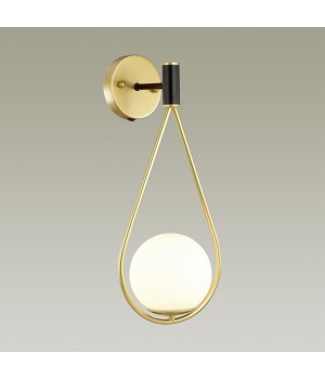 4810/1W PENDANT ODL21 351 золтой/черный/белый Бра с выкл. E14 1*40W FLARI-foto4