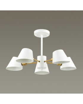 4465/5C MODERNI LN20 106 белый, золотой Люстра потолочная E14 5*60W 220V KENIA-foto3