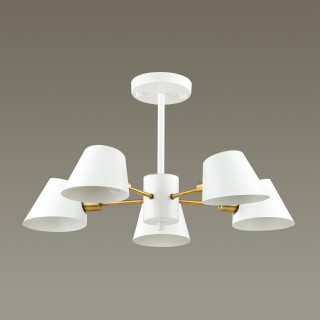 4465/5C MODERNI LN20 106 белый, золотой Люстра потолочная E14 5*60W 220V KENIA-foto3