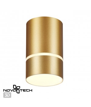 370734 OVER NT21 216 золото Светильник накладной IP20 GU10 9W 235V ELINA-foto4