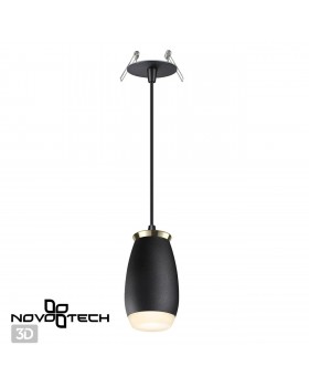 370913 SPOT NT22 289 черный/золото Светильник встраиваемый влагозащищенный IP44 GU10 9W 220V GENT-foto4