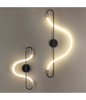 4303/12WL HIGHTECH ODL22 177 черный/античная бронза Настенный светильник IP20 LED 12W 720Лм 4000K KEYS-foto5