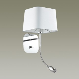 4114/2W MODERN ODL19 241 хром/белый Бра E14, LED 1*40W, 3W EDIS-foto3