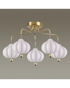 4459/5C COMFI LN20 085 золотой, белый Люстра потолочная E27 5*60W 220V JULIET-foto3