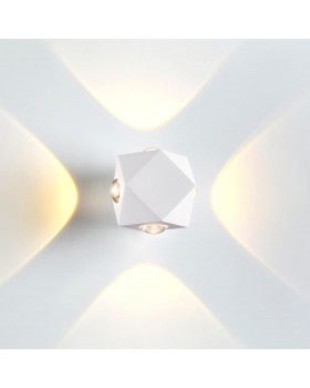 4219/8WL HIGHTECH ODL21 189 бел/металл Настенный светильник IP54 LED 8W 732Лм 3200K DIAMANTA-foto4