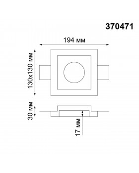 370471 SPOT NT19 154 белый Встраиваемый под покраску светильник IP20 GU10 50W 220V YESO-foto2