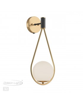 4810/1W PENDANT ODL21 351 золтой/черный/белый Бра с выкл. E14 1*40W FLARI-foto5