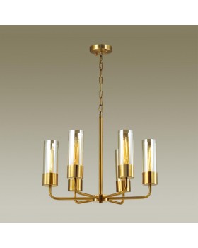 4659/6 COUNTRY ODL20 491 золотой/прозрачный Люстра E27 6*60W 220V STEPI-foto3