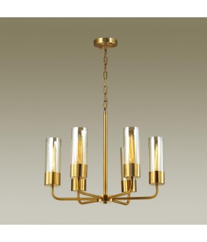4659/6 COUNTRY ODL20 491 золотой/прозрачный Люстра E27 6*60W 220V STEPI-foto3
