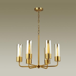 4659/6 COUNTRY ODL20 491 золотой/прозрачный Люстра E27 6*60W 220V STEPI-foto3