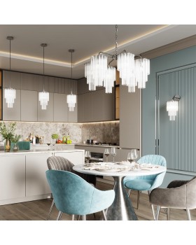 4920/1W MODERN ODL22 329 хром/прозрач./матов./стекло Бра E27 1*60W PAPITA-foto3