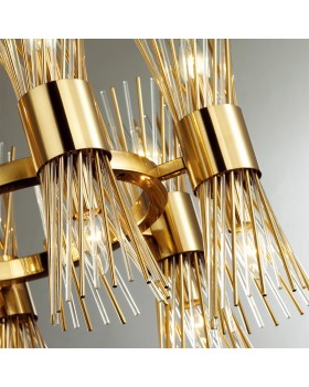 4839/2W HALL ODL21 463 золото/металл/стекло Бра E14 2*40W ORTA-foto7