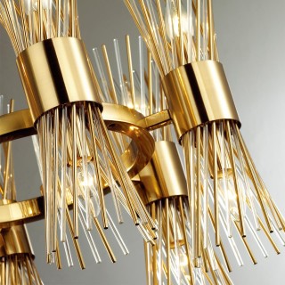 4839/2W HALL ODL21 463 золото/металл/стекло Бра E14 2*40W ORTA-foto7