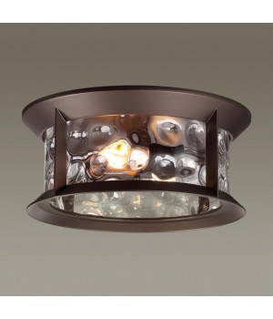 4961/2C NATURE ODL22 565темно-коричневый/стекло Ландшафтный потолочный светильник E27 2*60W IP44 MAVRET-foto4