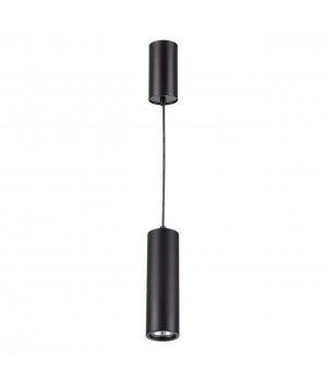 3830/1C HIGHTECH ODL19 267 матов.черный/металл Подвесн/накл.св-ник GU10 1*50W D60хH200-1220 VINCERE-foto7