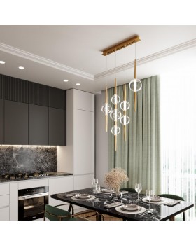 4981/1 PENDANT ODL22 357 бронзовый/прозрачный/стекло Подвес G9 1*5W LAZIA-foto3