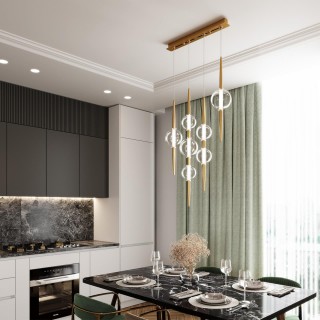 4981/1 PENDANT ODL22 357 бронзовый/прозрачный/стекло Подвес G9 1*5W LAZIA-foto3