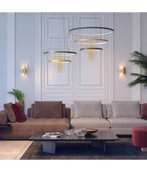 3901/5W L-VISION ODL20 215 золотистый/стекло/металл Настенный светильник LED 4000K 5W 220V MONICA-foto13