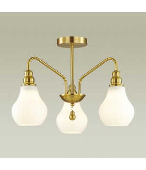 4562/3C MODERNI LN21 118 латунь Люстра потолочная E27 3*60W 220V ELEONORA-foto3