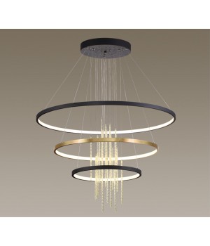 3901/99L L-VISION ODL20 215 золотистый/стекло/металл Подвесной светильник LED 4000K 113W 220V MONICA-foto10