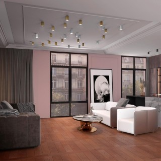 370728 OVER NT21 217 золото Светильник накладной IP20 GU10 9W 235V ELINA-foto3