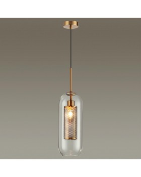 4940/1 PENDANT ODL22 291 античн.бронза/металл/прозрачный/стекло Подвес E27 1*40W CLOCKY-foto3