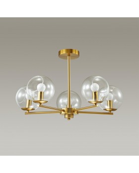 3769/5C MODERNI LN19 083 латунь Люстра на штанге E14 5*60W 220V BLAIR-foto4