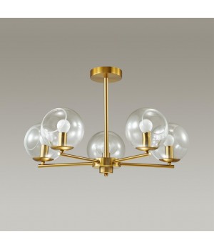 3769/5C MODERNI LN19 083 латунь Люстра на штанге E14 5*60W 220V BLAIR-foto4