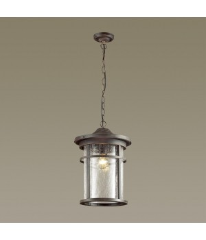 4044/1 NATURE ODL18 589 коричневый/патина Уличный светильник-подвес IP44 E27 100W 220V VIRTA-foto3