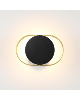 4246/7WB HIGHTECH ODL21 141 черн/золотист/металл Настенный светильник IP20 LED 7W 560Лм 3000K MONDY-foto4