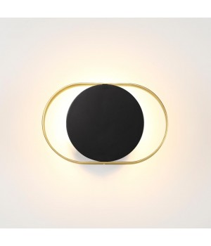 4246/7WB HIGHTECH ODL21 141 черн/золотист/металл Настенный светильник IP20 LED 7W 560Лм 3000K MONDY-foto4