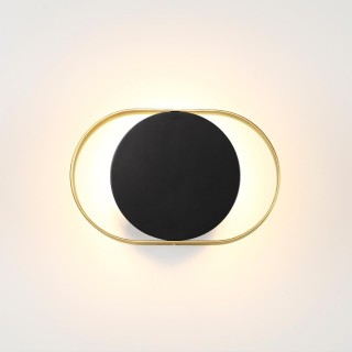 4246/7WB HIGHTECH ODL21 141 черн/золотист/металл Настенный светильник IP20 LED 7W 560Лм 3000K MONDY-foto4