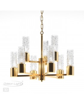 4841/9 HALL ODL21 401 золото/металл/стекло Люстра E14 9*40W SABANO-foto5