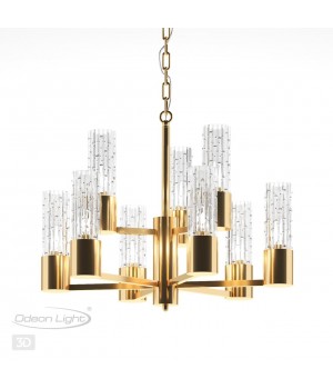 4841/9 HALL ODL21 401 золото/металл/стекло Люстра E14 9*40W SABANO-foto5