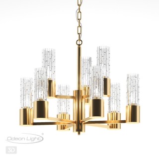 4841/9 HALL ODL21 401 золото/металл/стекло Люстра E14 9*40W SABANO-foto5