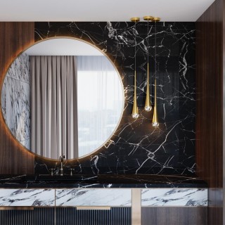 4278/1W L-VISION ODL21 157 прозрачн/золот фольг-ние Настенный светильник IP20 GU10 LED max 6W GOTA-foto3